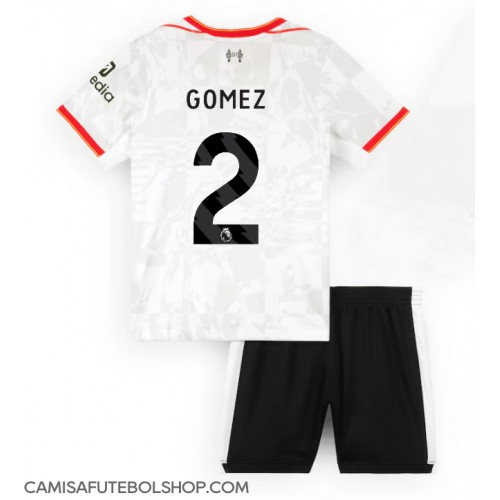 Camisa de time de futebol Liverpool Joe Gomez #2 Replicas 3º Equipamento Infantil 2024-25 Manga Curta (+ Calças curtas)